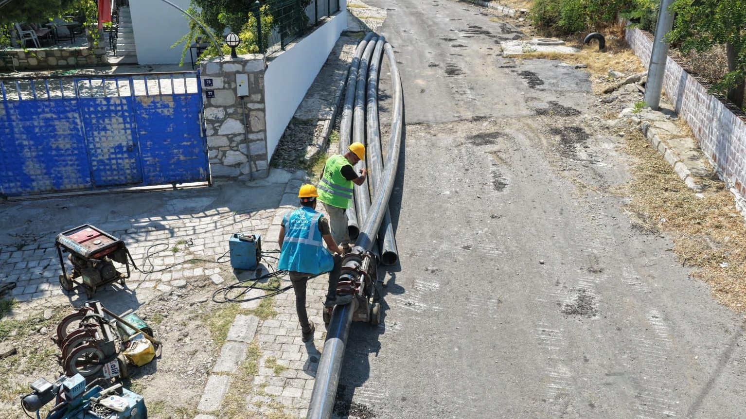 Belediye Başkanı Çerçioğlu Söke bölgesinde altyapı çalışmasını başlattı