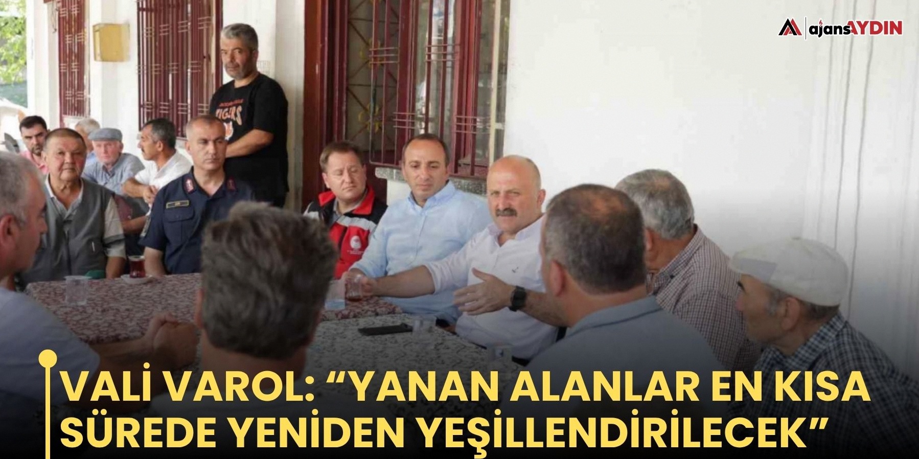 Vali Varol: Yanan araziler en kısa vakitte yeşillendirilecek